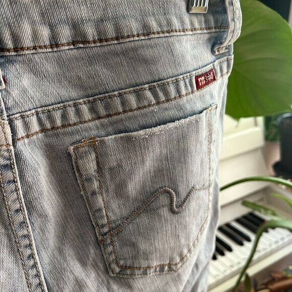 Makers of True Originals Light Blue Jean Shorts - Picture 2 of 16